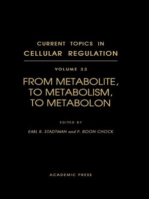 cover image of From Metabolite, to Metabolism, to Metabolon